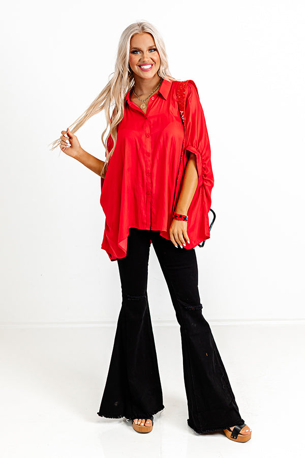 Market Square Satin Button Up Image - 2