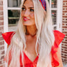 Extra Points Only Sequin Headband In Red/Blue Image - 1