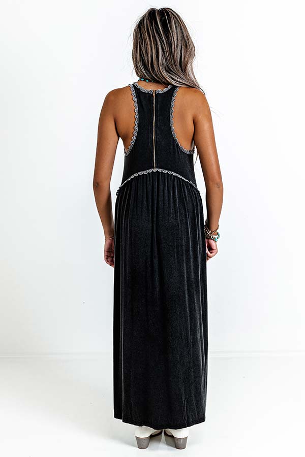 Fashion Queen Maxi Dress in Vintage Black Image - 1
