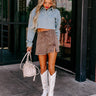 The Adriana Skort In Brown Image - 1
