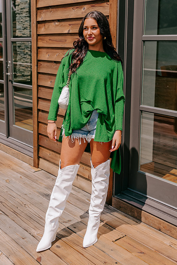 Endless Sophistication Tunic In Green Image - 2