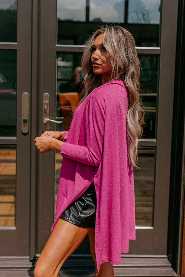 Endless Sophistication Tunic In Fuchsia Image - 2