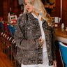 The Juni Embellished Denim Jacket In Black Curves Image - 1