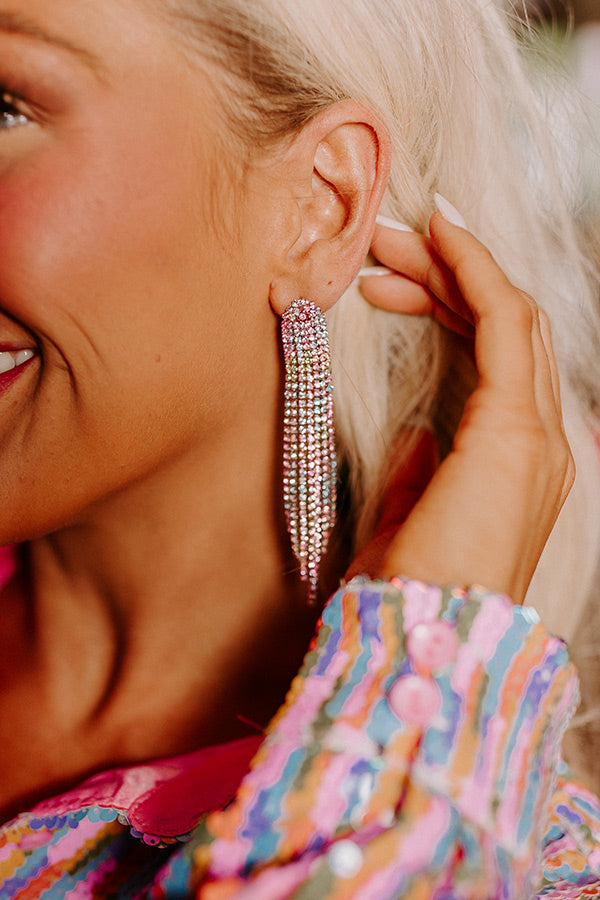Confidence Is Everything Rhinestone Earrings Image - 2