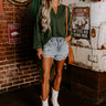 Always There For You Knit Top In Olive Image - 1