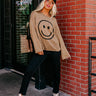 If It Makes You Happy Knit Sweater in Khaki Image - 1