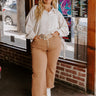 The McKenzie High Waist Jean In Camel Curves Image - 1