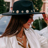 Whispering Sweet Nothings Felt Fedora In Black Image - 1