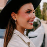 Cocktail Club Hoop Earrings Image - 1