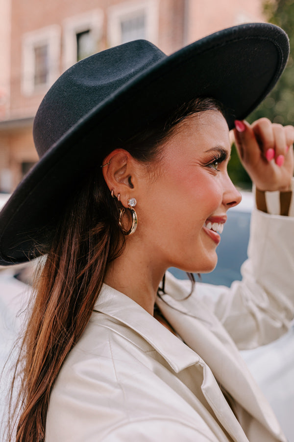 Cocktail Club Hoop Earrings Image - 2