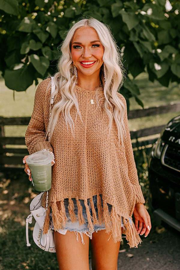 Touch Of Fall Knit Sweater Image - 1