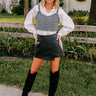 Cocktail Club Faux Leather Skort in Black Image - 1