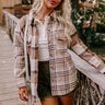 Nantucket Chill Plaid Jacket In Brown Image - 1