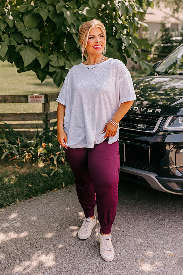 Sonoma Breeze Shift Tee In White Curves