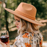 Front Porch Swinging Felt Fedora in Iced Mocha Image - 1