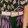 People Like Us Faux Leather Belt In Iced Latte Image - 1