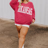 Arkansas State Pride Sweatshirt Curves Image - 1