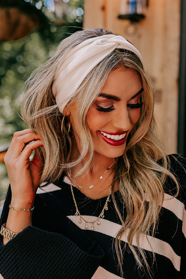 Eclipse Season Headband In Ivory Image - 1