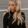 Eclipse Season Headband In Charcoal Image - 1
