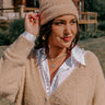 Snowy Afternoon Ultra Soft Beanie in Iced Latte Image - 1