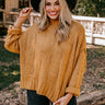 Cool Weather Knit Sweater in Camel Image - 1