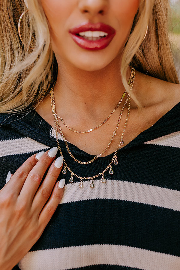 Naturally Radiant Layered Necklace In Gold Image - 1