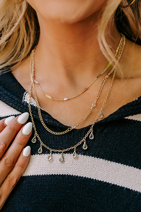 Naturally Radiant Layered Necklace In Gold Image - 2