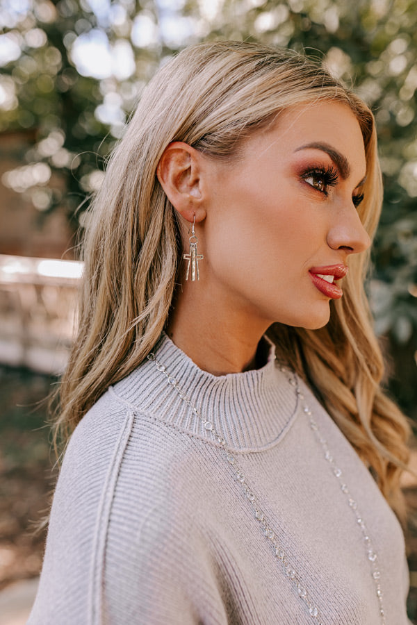 Destin For Decadence Earrings In Silver