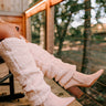 The Raelynn Sherpa Knee High Boot In Light Blush Image - 1