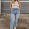 Risen Scarlett High Waist Jean In Medium Wash Curves Image - 1