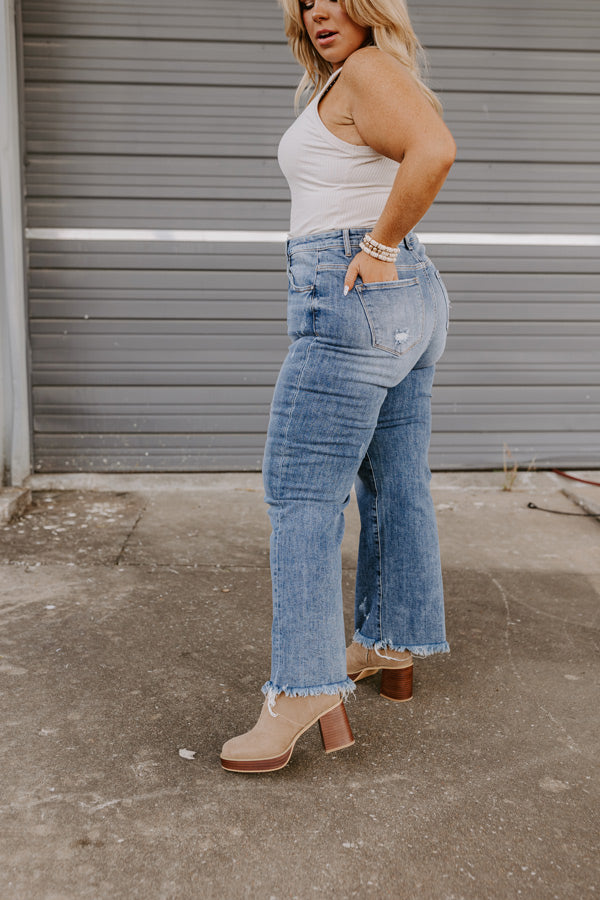 Risen Scarlett High Waist Jean In Dark Wash Curves Image - 5