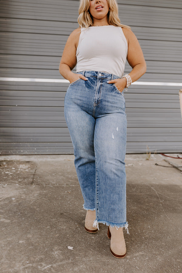 Risen Scarlett High Waist Jean In Dark Wash Curves Image - 4