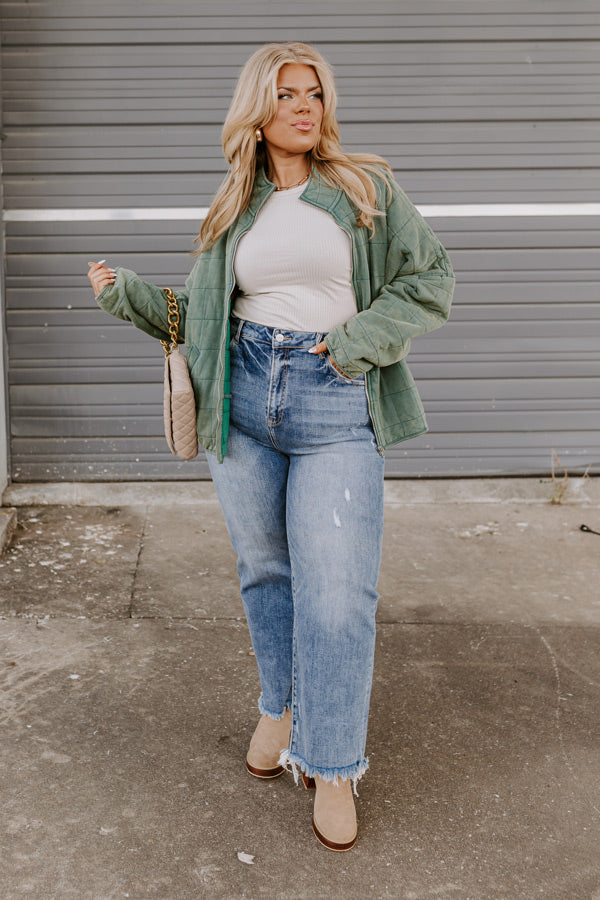Risen Scarlett High Waist Jean In Dark Wash Curves Image - 1