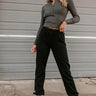 Gym Goals Luxe High Waist Oversized Joggers In Black Image - 1