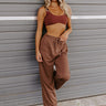 Coziest Place Pants In Chocolate Image - 1