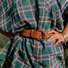Chic And Sensible Faux Leather Belt In Camel Image - 1