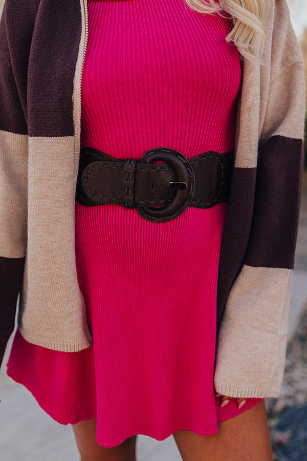 Simply Grand Belt In Chestnut Image - 1