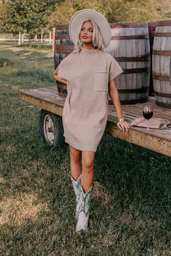 Lovely Views Knit Sweater Dress Image - 2