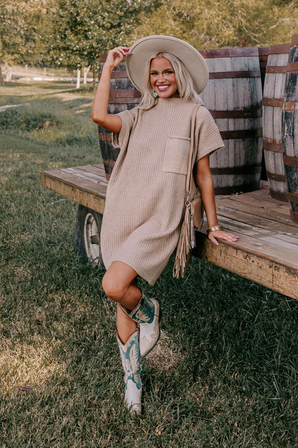 Lovely Views Knit Sweater Dress Image - 1