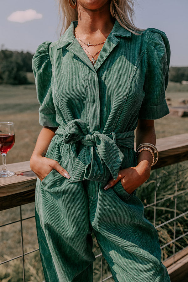 She's Unforgettable Corduroy Jumpsuit Image - 2
