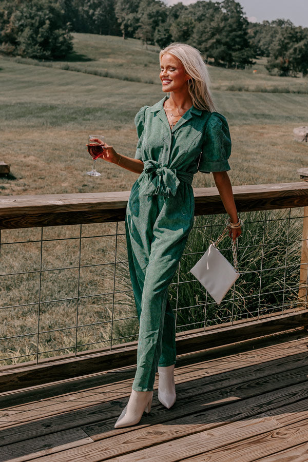 She's Unforgettable Corduroy Jumpsuit Image - 1
