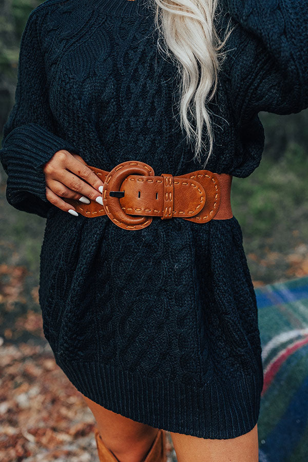 Simply Grand Belt In Camel