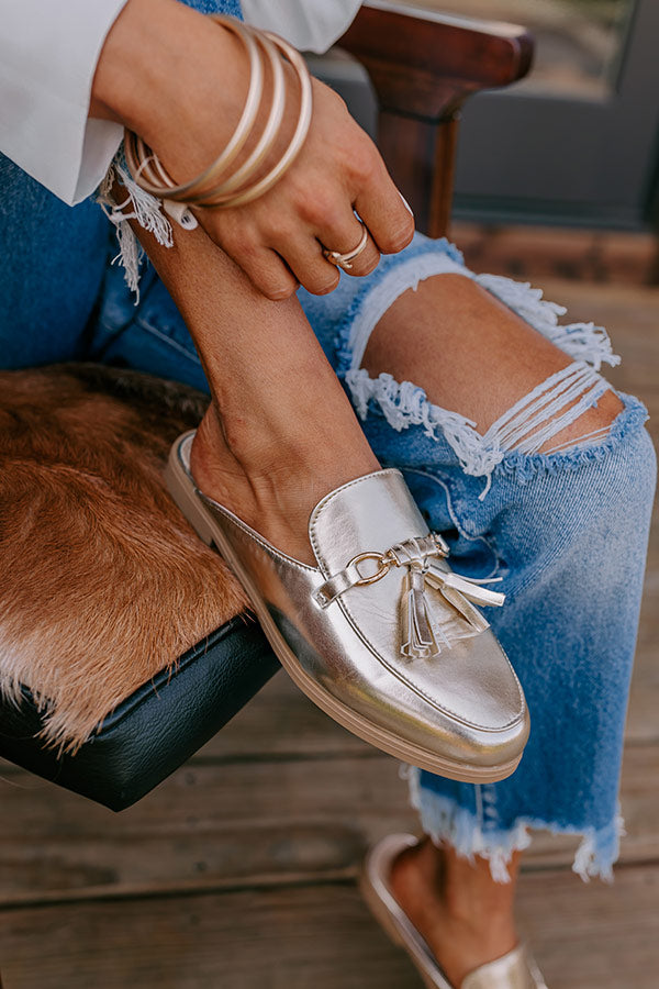 The Prater Metallic Mule Loafer