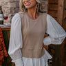 Penthouse Promises Top In Khaki Image - 1
