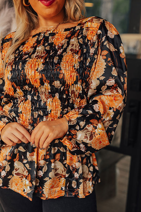 Late Night Gathering Smocked Top Curves Image - 1