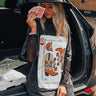 Queen Of Hearts Distressed Graphic Tee Image - 1