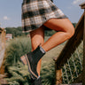The Parke Faux Suede Boot in Black Image - 1