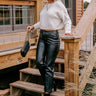 The Glee High Waist Faux Leather Pants Image - 1