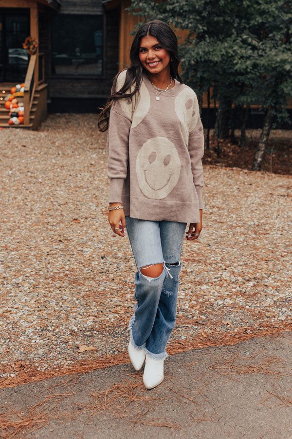 Radiant Smile Knit Sweater Image - 2