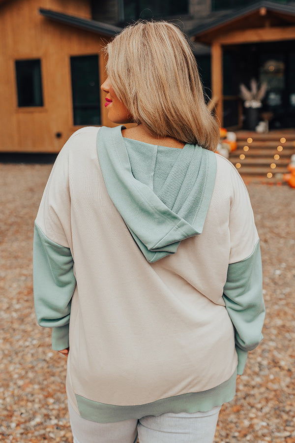 Buttercup Kisses Hoodie In Cream Curves Image - 5